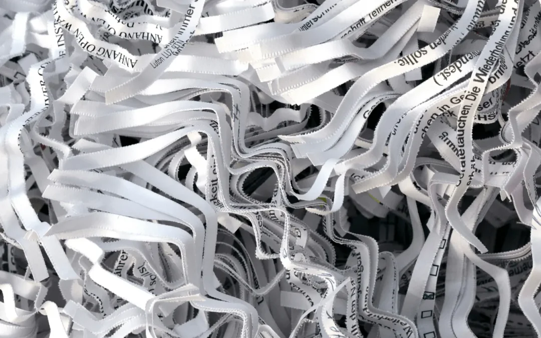 Comment se fait la destruction de documents gratuits ?