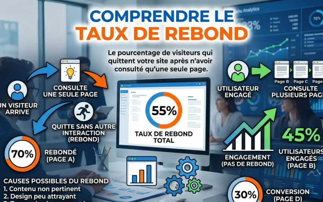 Comment améliorer son taux de rebond ? Guide complet pour optimiser votre rétention