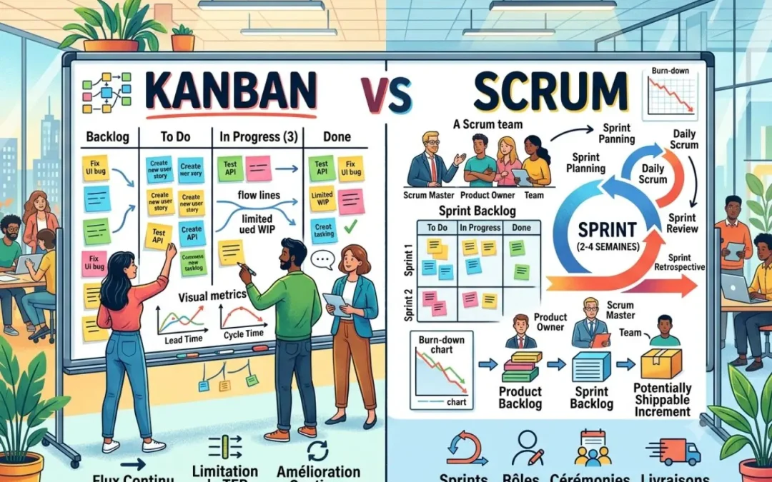 Kanban vs Scrum : quelle méthode agile choisir pour votre projet ?